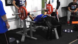 Daiki Kodama JPN warm up  2016 IPF World Mens RAW Bench Press Championships [upl. by Eeliab764]