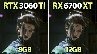 RTX 3060 Ti vs RX 6700 XT  Test in 10 Games  FSR 31 Frame Generation [upl. by Wehner857]