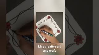 white paper craft ideaseasy front page design ideas diycraft papercraft youtubeshortsytshorts [upl. by Nylac540]