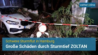 Schwere Schäden durch Sturmtief ZOLTAN in Köln [upl. by Pentha]