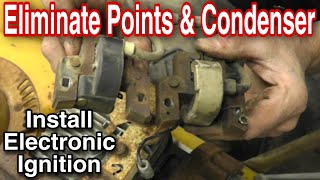 How To Replace Points and Condenser with Electronic Ignition Coil with Taryl [upl. by Tati]