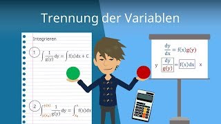 Trennung der Variablen Differentialgleichungen einfach erklärt [upl. by Hoang]