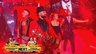 DAngelo Family Entrance  WWE NXT May 21 2024 [upl. by Novehs]