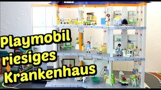 Playmobil  riesiges Krankenhaus 4404 mit Erweiterung und neuer Einrichtung  Kinder Spielzeugwelt [upl. by Robbins]