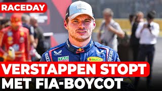 Verstappen stopt met FIAboycot en is optimistisch over zijn kansen  GPFans Race Day [upl. by Georgiana]