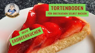 Tortenboden für Erdbeerkuchen selbst backen [upl. by Demetria677]