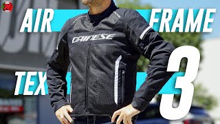 Recensione giacca DAINESE AIRFRAME 3 Tex perfetta per lestate ☀️🫠 [upl. by Assirehs]