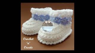 crochet booties for kidscrochet bootsbooties for kidscrochet bootie ahmadbutt986 [upl. by Baalman]