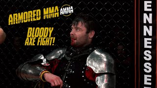 Armored MMA John Stegmeier v Andrew McCabe Axe Profight Middle Weight [upl. by Onairam]