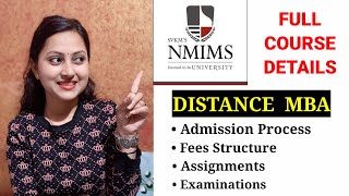 NMIMS Distance MBA  Full Admission Process  Assignment  Examination  All Details nmims mba [upl. by Bultman]