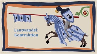 Lautwandel Kontraktionen  Mittelhochdeutsch Grundlagen [upl. by Annaul45]