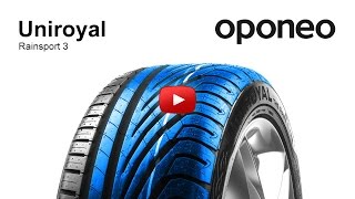 Tyre Uniroyal Rainsport 3 ● Summer tyres ● Oponeo™ [upl. by Mcmullan]