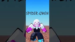 Roblox Cosplays SpiderGwen [upl. by Aggappe]