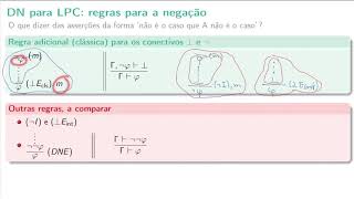 Dedução Natural Regras para a negação clássica e o bottom clássico [upl. by Ahsaetan]