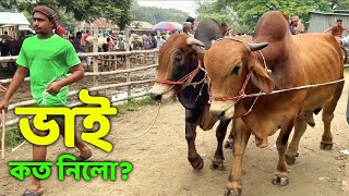 Bhai Koto Nilo Paragram Hozrotpur Gorur Haat 2023  Part 7  Cow Price in Bangladesh [upl. by Loos]