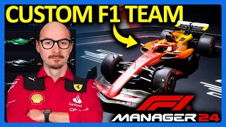 I Built a CUSTOM F1 Team in F1 Manager 2024 [upl. by Valenza]