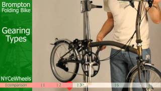 Brompton folding bike  Gearing [upl. by Rese]