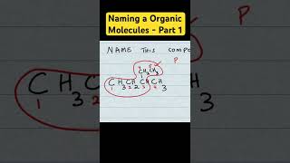 Naming Organic Molecules  Part 1 [upl. by Ellehcam144]