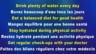 50 phrases couramment utilisées sur la santé en anglais [upl. by Llednahs]