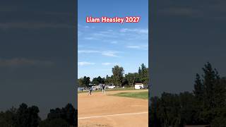 Liam Heasley 2027 nice line drive stand up triple baseball [upl. by Esmond]