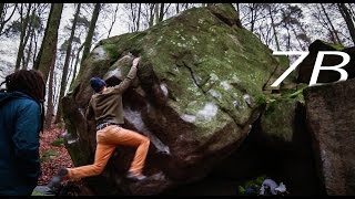 Pure Lust 7BV8  Odenwald Bouldering  2016 [upl. by Zerimar406]