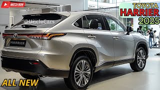 All New 2025 Toyota Harrier  The Best SUV of the Year FIRST LOOK [upl. by Netsrijk]