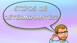 TIPOS de DETERMINANTES para niños de PRIMARIA  Castellano Primaria [upl. by Celesta]