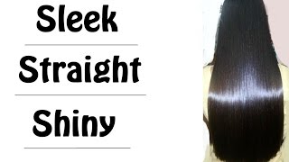 DIY  Daily Hair Straightening Routine  At Home  superwowstyle [upl. by Adnema]