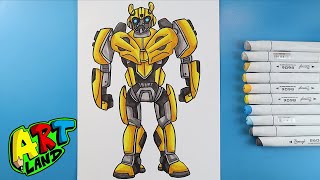 How to Draw BUMBLEBEE [upl. by Letsirhc]