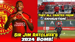 Sir Jim Ratcliffes 2024 Bomb  Rafael Leao  l The Most Exhausting Workout  l MAN UNITED [upl. by Adelric654]