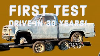 72 Dodge D100 Trailer Failure to First Test Drive mopar racetruck [upl. by Jacy]