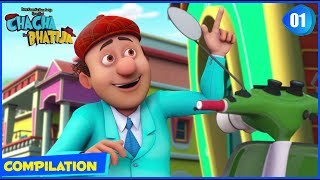 Chacha Bhatija Comedy Compilation  1  Popular Cartoons for Kids  As Seen on Hungama Tv [upl. by Zaneta]