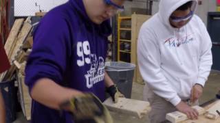 Carpentry and Construction Technologies at Chantilly Academy [upl. by Harelda]