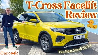 Volkswagen TCross Facelift Review 2024 Best Small SUV UK  Carcode [upl. by Leban]