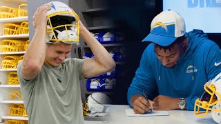 Everything NFL Rookies Do On Their First Day  LA Chargers [upl. by Ahsenod]