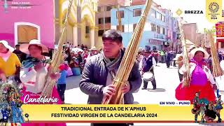 Tradicion Entrada de kaphus  Virgen de la Candelaria Puno 2024 [upl. by Negam28]