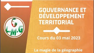 Gouvernance et développement territorial [upl. by Aenet]