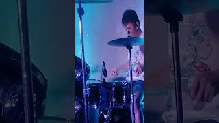 drumcam from our gig with heyjaceph playing quotMigranequot by Moonstar88 opm bandlife heyjace [upl. by Ahsyekat]