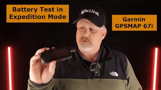 Garmin GPSMAP 67i Battery Test in Expedition Mode [upl. by Ahsertal]