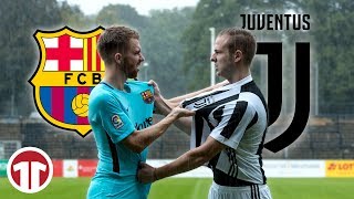 BARCA vs JUVE Champions League Challenge 1718 [upl. by Chemarin]