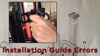 BowFlex PR3000  Mistakes in the Owners  Installation Manual  Resolved [upl. by Sudoeht]