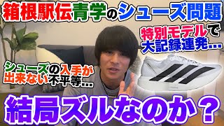 【不公平】青学が箱根駅伝で履いたスーパーシューズはズルいのか？結論を出します。 [upl. by Aynek]