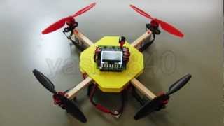 Quad X TypeMotor4 and Servo4 amp HK KK20 V14 flight experiments Vol46 [upl. by Steinberg]