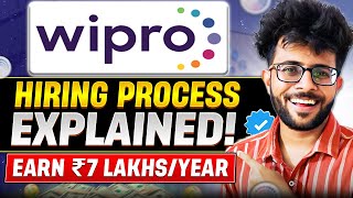 WIPRO Hiring Process Explained ON amp OFF Campus  WIPRO NTH  WILP  SIM   Upto 7 LPA 🤑✅ [upl. by Yerrot]