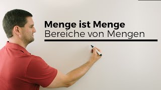 Menge ist Menge aber keine Zahl Bereiche von Mengen Mengenlehre  Mathe by Daniel Jung [upl. by Tiga295]