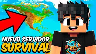 🛑 MEJOR Servidor de SURVIVAL EARTH 🌎 en Minecraft ✅ NO PREMIUM 120  PLANETA TIERRA EN MINECRAFT [upl. by Kurtzig]