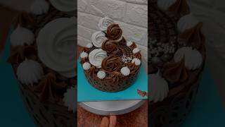 Square shape chocolate cake decoration ideas chocolatecake squarecake shorts shortsfeed [upl. by Thorley]