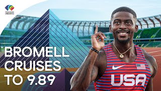 Bromell on fire over 100m in Oregon  World Athletics Championships Oregon 22 [upl. by Dawna]