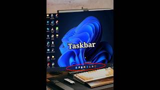 🖥️ How to effortlessly autohide the Windows 11 taskbar WindowsTips [upl. by Hpeosj914]