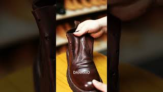 Goodyear craft horsehide boots menshoesboots danrrioshoes fashion menstyle handmadeshoes [upl. by Monia]